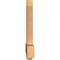 Ekena Millwork Eugene Smooth Timber Gable Bracket, Western Red Cedar, 48"W x 30"H x 3 1/2"D x 5 1/2"F, 15/12 Pitch GBW048X30X0406EUG00SWR - alternate 2
